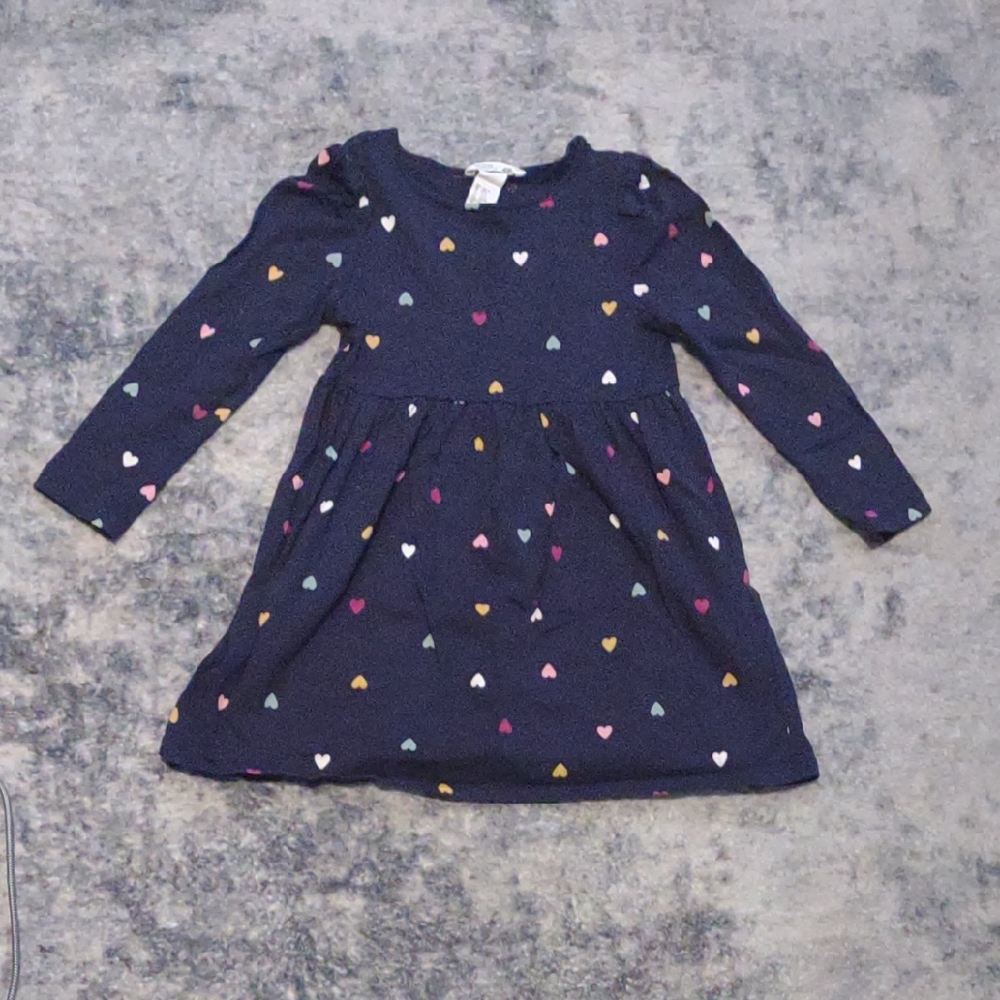 H&M Blue Long Sleeve Casual Sundress